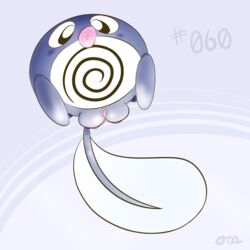 big_lips female feral lips nintendo ota_(artist) plump_labia pokémon_(species) pokemon poliwag pussy video_games waddling_head