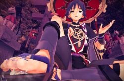 1femboy 2boys boy femboy foot_fetish footjob gay genshin_impact giantess scaramouche_(genshin_impact) stepped_on