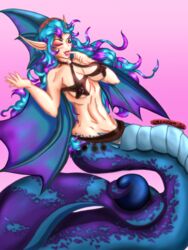 bra breasts crazystorm-165 fish_girl lorelai lorelai_(vainglory) mermaid vainglory