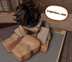 big_penis cute_face dark_skin eating_ass facesitting fat_ass fat_butt femboy femboys gay_sex holding_penis ivory_678 love messy_hair partners passionate passionate_kiss rimming_male roblox robloxian speech_bubble tan_skin thick_ass thick_thighs
