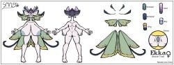 demon dryad ekka ekka_(monster_train) ekka_(monster_train_2) humanoid hybrid hyper_boobs hyper_breasts monster_girl monster_train ref_sheet tagme
