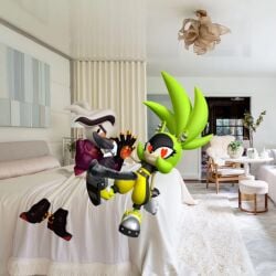 bedroom capcut dildo_in_pussy doctor_starline female heart-shaped_pupils male pussy_focus sonic_the_hedgehog_(series) sound sound_effects surge_the_tenrec tagme video