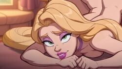 big_ass big_breasts big_thighs breasts bust busty chest curvaceous curvy curvy_figure digital_media_(artwork) disney ero-card_showdown ero-card_showdown,_royal_temptation female hips hourglass_figure light-skinned_female light_skin mature mature_female melongun melongun!_games no_sound princess rapunzel rapunzel_(tangled) royalty slim_waist tagme tangled thick thick_hips thick_legs thick_thighs thighs video voluptuous waist wide_hips