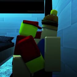 007n7_(forsaken) bedroom burger duaeloche elliot_(forsaken) forsaken hat roblox tagme video wearing_hat