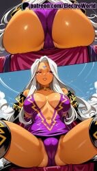 1girls 2025 ai_generated artist_name ass big_breasts big_breasts big_chest breasts breasts breasts bust busty cameltoe chest dark-skinned_female dark_skin electroworld female hi_res high_quality high_resolution highres large_breasts legs_apart legs_spread long_hair oh_my_goddess! open_legs patreon patreon_username purple_eyes purple_panties solo splayed_legs spread_legs stable_diffusion tan urd very_long_hair watermark