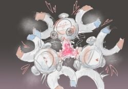 absurd_res ambiguous_fluids anonymous_artist bodily_fluids dildo dildo_in_vagina dildo_insertion female female/female feral generation_1_pokemon genital_fluids genitals group heart_eyes heart_symbol hi_res magnet magneton nintendo penetration pokemon pokemon_(species) pussy sex_toy sex_toy_in_vagina sex_toy_insertion sharing_sex_toy steam sweat trio vaginal_fluids vaginal_penetration vulva