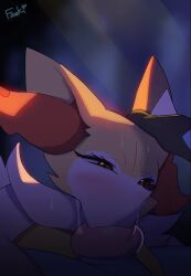 2025 2025s 2d 2d_animation animated anthro art biped black_body blowjob_face blue_body bodily_fluids braixen duo erection eyelashes faeki fellatio female frame_by_frame fur generation_4_pokemon generation_6_pokemon genitals hand_on_head hi_res knot lucario male male/female multicolored_body nintendo oral oral_penetration orange_body orange_eyes orange_fur penetration penile penile_penetration penis pokemon pokemon_(species) pupils saliva sex short_playtime sound tagme video video white_body white_fur yellow_body yellow_fur