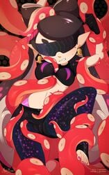 1girls breasts callie_(splatoon) cameltoe cleavage female female_only hypno_shades_(splatoon) merunyaa mind_control nintendo octo_callie pussy solo splatoon squid_sisters sunglasses tech_control tentacle tinted_eyewear visor