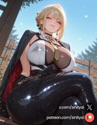 1girls 2025 ai_generated ass big_ass big_breasts evelyn_chevalier female hi_res high_quality high_resolution highres huge_ass huge_breasts huge_thighs nsfw sinity small_waist thick_thighs thin_waist zenless_zone_zero
