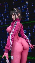 1girls 2025 3d 3d_(artwork) alice_(nikke)_(cosplay) alluring asian asian_female ass big_ass big_breasts big_butt black_hair bodysuit breasts curvaceous curvaceous_body curvaceous_female curvaceous_figure curvaceous_hips curvy curvy_body curvy_female curvy_figure curvy_hips earring enticing eve_(stellar_blade) female gloves hips hourglass_figure jacket jerryfish_vr looking_at_viewer red_lipstick seducing seductive seductive_look shiny shiny_ass shiny_butt shiny_clothes skin_tight stellar_blade teasing teasing_viewer temptation tempting tempting_viewer thick thick_ass thick_breasts thick_butt thick_hips thick_thighs tight_clothes tight_clothing voluptuous voluptuous_female wide_hips