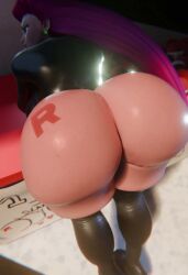 1girls 3d 3d_model alternate_ass_size animated arm_gloves ass ass_tattoo big_ass big_breasts big_butt blue_eyes bottom_heavy breasts bubble_ass bubble_butt butt_tattoo crop_top fat_ass female female_only huge_ass huge_breasts jessie_(pokemon) large_ass large_breasts long_hair looking_at_viewer looking_back looking_down magenta_hair mahou_monster mahoumonsterart nintendo pink_hair pokemon red_hair scrag_boy_(model) scrag_jessie skirt solo solo_female tagme tattoo tattoo_on_butt team_rocket team_rocket_uniform thick_ass thick_legs thick_thighs thigh_high_boots thighs thong vertical_video video voluptuous white_female wide_hips