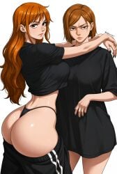 ai_generated clothing female female_only jujutsu_kaisen nami_(one_piece) nobara_kugisaki one_piece zabanili11