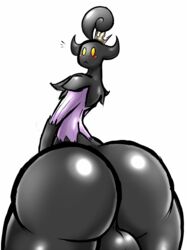 2015 ass backsack balls big_butt crown huge_butt humanoid looking_at_viewer looking_back male male_only nintendo pokémon_(species) pokemon pumpkaboo pumpkybutt shiny_pokemon shiny_pumpkaboo solo thick_thighs video_games yellow_eyes