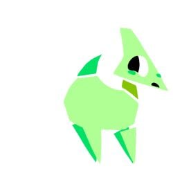 1:1 alpha_channel ambiguous_gender angular animated anonymous_artist black_eyes blush drill_dragon drilly_(garn47) fart fart_cloud fart_fetish featureless_legs gas gassy green_blush green_body green_fart_cloud green_tail lineless looking_back open_mouth quadruped relieved short_playtime shy simple_background solo tail transparent_background