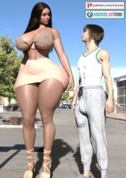 1boy 1boy1girl 1girls 3d ass_bigger_than_head big_ass big_breasts big_thighs bottom_heavy breasts bust busty chest curvaceous curvy curvy_figure fat_ass female height_difference hips hourglass_figure huge_ass huge_breasts huge_thighs large_ass large_breasts large_thighs legs light-skinned_male male male/female massive_breasts mature mature_female mature_male original original_character original_characters sean_(tonices) shorter_male size_difference slim_waist straight tall_female taller_female taller_girl tallita_(tonices) thick thick_ass thick_hips thick_legs thick_thighs thighs tonices top_heavy voluptuous voluptuous_female waist wide_ass wide_hips wide_thighs