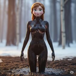 ai_generated anna_(frozen) completely_naked completely_nude dirty dirty_girl female female_only frozen_(film) mud muddy nai_diffusion naked nude solo stable_diffusion tagme