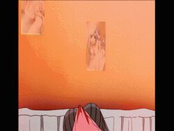 animated animated_gif dragon_ball female gif humor orgasm ponytail scars yamcha