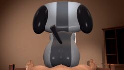 2019 3d anal anal_sex animated anthro female human human_on_anthro joyflicky male penis pov reverse_cowgirl_position sex source_filmmaker switch_dog