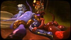 animal_genitalia ass_eating big_ass big_butt blue_skin coprophagia draenei equine_penis eredar filthysg futa_on_futa futa_only futadom futanari horsecock huge_balls huge_breasts huge_cock hyper_penis large_ass large_breasts on_bed on_stomach puffy_anus puffy_nipples red_skin scat scatplay shitting thick_thighs world_of_warcraft wow yrel