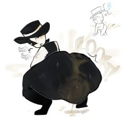 artful artful_(die_of_death) big_ass blushed_face bulge bulge_from_behind crouching die_of_death_(roblox) fart farts fat_ass hyper_ass irougaki juicy_ass juicy_butt looking_back male male_only maoisaramybeloved pants poop pooping roblox scat shit shitting shitting_self soiling soiling_clothing soiling_pants solo thick_thighs turd turd_hanging_out