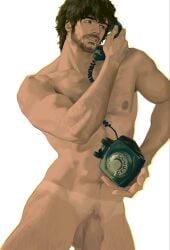 1boy armpit_hair armpits beard beautiful beautiful_male calling carlos_oliveira fully_naked fully_naked-male fully_nude fully_nude_male longxiao7758 male male_only moustache naked naked_male nipples nude nude_male poorly_drawn resident_evil resident_evil_3 soft_cock soft_dick soft_penis solo solo_male standing sunburn tagme telephone telephone_on_hand yaoi