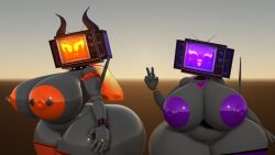 tv mommy from skibidi toilet by rojo parasito