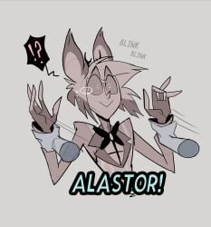 alastor (hazbin hotel) from hazbin hotel by craxkers