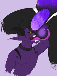 animal_genitalia ball_fondling ball_lick balls big_balls big_penis black_skin claws demon fangs fondling glowing_balls himeros_(himeros) himerosthegod horn huge_balls huge_cock licking long_tongue male muscular oral penis purple_skin razar_(ilovdota2) saliva sex sheath simple_background size_difference tongue tongue_out unusual_penis yaoi