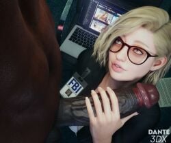 1boy 1girls 3d big_penis blacked boss capcom clothed_female clothed_female_nude_male cock completely_nude completely_nude_male computer dante3dx dark-skinned_male dark_skin duo fbi fbi_agent fbi_badge female glasses grace_ashcroft grace_ashcroft_(fbi_outfit) grace_ashcroft_(julia_pratt) hand_on_penis handjob hi_res holding_penis huge_cock imminent_handjob imminent_oral interracial kagney_linn_karter kimberly_brix laptop light-skinned_female light_skin long_fingernails looking_at_partner male male/female muscular muscular_male nathan_dempsy nude nude_male office office_clothing office_lady penis pornography resident_evil resident_evil_9:_requiem self_upload short_hair straight suit unseen_male_face veiny_penis watermark