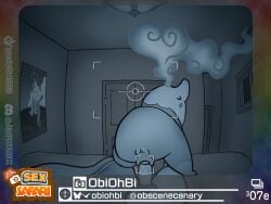 absurd_res animal_genitalia animal_vulva anus bedding bedroom blanket braixen camera_hud camera_view closed_eyes duo female feral fish_eye_view generation_5_pokemon generation_6_pokemon genitals greyscale hi_res human male male/female mammal monochrome mostly_offscreen_male musharna new_pokemon_snap night night_vision nintendo obscenecanary penis pokemon pokemon_(species) pokemon_snap poster proboscis_(anatomy) prof_blanc's_sex_safari sex sleep_sex sleeping smoke trunk_(anatomy) vulva