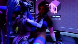 3d animated asphyxiation castillo_(map) female futa_on_female futanari interracial intersex itisamystery_(artist) loop no_sound overwatch penis sex sombra strangling tagme video widowmaker