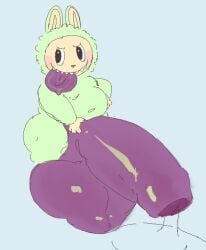 bbw big_tongue furry hyper hyper_penis labubu shortstack small_but_hung solo tagme