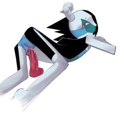 abstract_character arched_back blush blushing_at_viewer crying cuntboy dildo maigo_(rewrite) maigo_(sonic.exe) masturbation naked naked_male overstimulation pussy pussy_juice pussy_juice_drip sonic.exe_(series) tears tears_of_pleasure