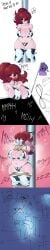 1girls big_thighs bondage cloth_gag collar comic cow_print cow_print_bikini cowbell crotch_rope demon_girl dildo_gag friday_night_funkin friday_night_funkin_mod gag gagged girlfriend_(friday_night_funkin) huge_breasts latebind leash oral_insertion rope rope_bondage self_upload sweat tagme tape_bondage trepidation_gf_(friday_night_funkin) vibrator_in_pussy vibrator_on_nipple visible_breath