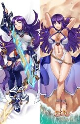 altina_(fire_emblem) dakimakura fire_emblem fire_emblem:_radiant_dawn fire_emblem_heroes purple_hair swimsuit