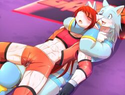 furry tagme tsubasa1110 tsubasa_growth wrestling