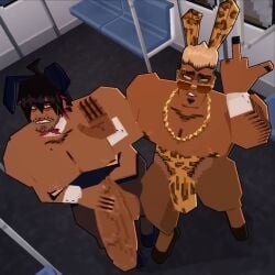 2boys 3d 3d_animation animated animation big_cock big_dick big_penis bulge bunny_boy bunny_costume bunny_ears camera_pov camera_view cheetah_print crossdressing crossdressing_(mtf) crossdressing_male cxckparty femboy gay gay_anal homosexual homosexual_male kenji_(cxckparty) kumar_(cxckparty) long_cock long_dick long_penis male/male male_focus male_only male_penetrated necklace solo subway subway_train sunglasses tagme veins_on_cock veins_on_dick veins_on_penis video