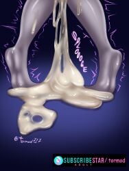 cum cum_drip cumming dripping_cum emily_(hazbin_hotel) excessive_cum femsub from_behind_position hazbin_hotel hellaverse legs tormod717 trembling_for_pleasure