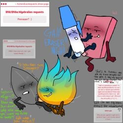 1:1 anal_insertion anal_juice anal_penetration anal_sex battle_for_dream_island bfdi bfdia blush_lines blushing blushing_female blushing_male blushing_profusely digital_art digital_drawing digital_drawing_(artwork) digital_media digital_media_(artwork) digital_painting_(artwork) dw4evrr eraser_(bfdi) eyes_rolled_back eyes_rolling_back firey_(bfdi) gay gay_anal gay_male gay_sex leafy_(bfdi) legs_apart legs_open legs_spread legs_up moaning moaning_female moaning_from_pleasure moaning_in_pleasure moaning_name one_eye_closed one_leg_up pen_(bfdi) pretending riding_cock riding_dick riding_penis smirk smirking smirking_at_another smirking_at_partner spread_legs text tremble_lines tremble_spikes trembling trembling_in_pleasure trembling_legs trembling_lines trembling_spikes vaginal vaginal_fluids vaginal_juices vaginal_penetration vaginal_sex
