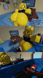 1boy 1boy1girl 1girl 1girls 3d 3d_(artwork) artist_name ass big_ass big_breasts butt comic couple dahype dizzy dizzy_eyes face_fucking facesitting female forsaken_(roblox) guest_666_(forsaken) hi_res looking_at_viewer male meme noob noob_(forsaken) noob_(roblox) nyan_cat onomatopoeia roblox scene_noob smirk text tongue_out unconscious yellow_body yellow_hair