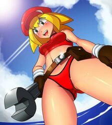roll caskett from mega man by chacrawarrior