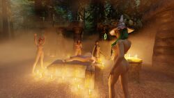 3d 5girls breasts captured captured_villainess chained completely_nude_female dc dc_comics embarrassed_nude_female embarrassed_nude_female_shameless_nude_female fortnite harley_quinn harley_quinn_(fortnite) nipples public_nudity tagme the_other_three witch_hat