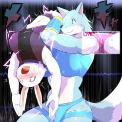 furry tagme tsubasa1110 tsubasa_growth wrestling