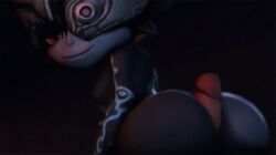 1boy 1girls 3d animated ass assjob buttjob eye_contact female half-closed_eyes hot_dogging imp imp_midna interspecies larger_male looking_at_viewer male midna nintendo penis pov redmoa shortstack size_difference smaller_female the_legend_of_zelda twilight_princess