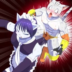 crossdressing crossdressing_(mtf) crossdressing_male furry gay gay_masturbation homosexual homosexual_male male/male male_only male_penetrating tagme tsubasa1110 tsubasa_growth wrestling