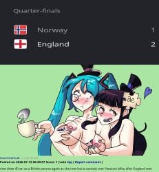 ae-tan british_female fifa fifa_world_cup_trophy miku mr.sir_69 playing_with_breasts puffed_up rule_34_comment self_upload tea_cup twintails