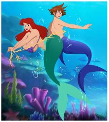 1boy 1girls ariel ariel_(the_little_mermaid) ass big_ass big_breasts big_butt blush breasts bubble_ass bubble_butt crossover crossover_pairing crossover_shipping deviantart disney disney_princess dominant_female flustered_male ghostlessm grinding huge_ass huge_breasts kingdom_hearts large_ass large_breasts merfolk mermaid mermaid_girl mermaid_tail merman milf milf_love_young_man red_hair reroll222 seductive sex sora_(kingdom_hearts) spiky_hair surprised_expression the_little_mermaid the_little_mermaid_(1989_film) thick_mermaid_hips underwater walt_disney wide_hips