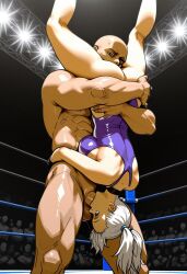 ai_generated cunnilingus fellatio standing_69 sweet_cinder wrestling