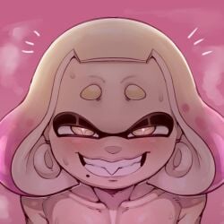 bedroom_eyes blush dop doplino grinning head_only orgasm_face pearl_(splatoon) pleasure_face sex_faces smug_expression splatoon splatoon_(series) splatoon_2 steamy_breath sweating sweaty