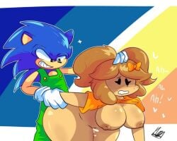 breadna_(tkd) commission cum cum_in_pussy doggy_style drool drooling hand_on_head heart heart-shaped_pupils jooigi_(playcustomdelivery) moonlightdrawinguwu sonic_(series) sonic_the_hedgehog_(series) tagme